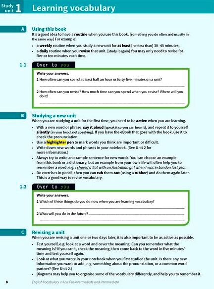 Pre-Intermediate intermediate English Vocabulary in Use 4th  with answers and eBook Ціна (цена) 581.00грн. | придбати  купити (купить) Pre-Intermediate intermediate English Vocabulary in Use 4th  with answers and eBook доставка по Украине, купить книгу, детские игрушки, компакт диски 3