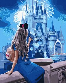 Розпис по номерах 40х50 КНО2567 У світі чарівних мрій "Ідейка"