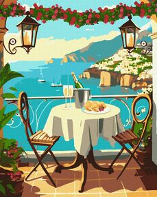 Розпис по номерах 40х50 КНО2780  Казка для двох "Ідейка"