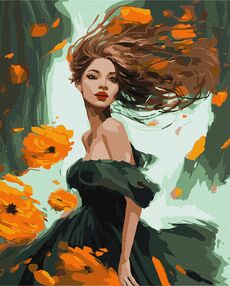 Розпис по номерах 40х50 КНО8336  Вихор емоцій "Ідейка"