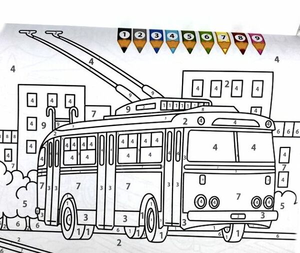 Розмаьовка Фарбуй по цифрах машина Ціна (цена) 16.50грн. | придбати  купити (купить) Розмаьовка Фарбуй по цифрах машина доставка по Украине, купить книгу, детские игрушки, компакт диски 2