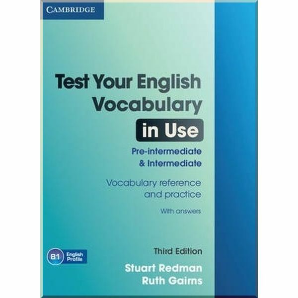 Test Your English Vocabulary in Use 3rd Edition Pre-Intermediate  with answers Ціна (цена) 422.00грн. | придбати  купити (купить) Test Your English Vocabulary in Use 3rd Edition Pre-Intermediate  with answers доставка по Украине, купить книгу, детские игрушки, компакт диски 0