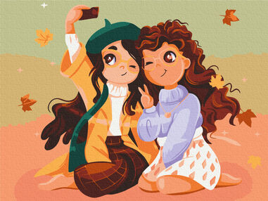 Розпис по номерах 30х40 KBS0131 Подружки  brushme Брашми