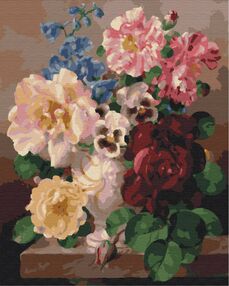 Розпис по номерах 40х50 BS51391 Пишний натюрморт  brushme Брашми