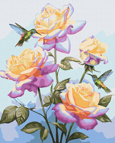 Розпис по номерах 40х50 BS53914 Побачення серед  троянд  brushme Брашми