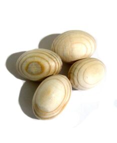 Великоднє дерев'яне яйце для розпису 6 х 4 см