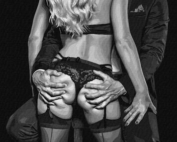 Розпис по номерах 40х50 КНО8404 Тепло пристрасті "Ідейка"