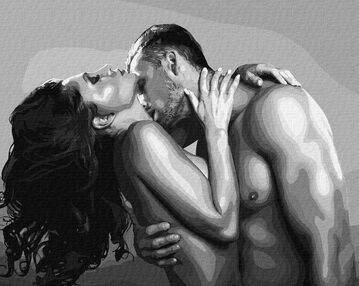 Розпис по номерах 40х50 КНО8405 Розпал пристрасті "Ідейка"