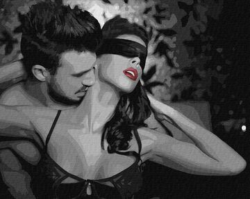 Розпис по номерах 40х50 КНО8407 Вихор пристрасті "Ідейка"