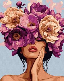 Розпис по номерах 40х50 КНО8416 Квіткова мелодія "Ідейка"