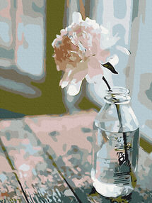 Розпис по номерах 40х50 BS28245 Витончений піон brushme Брашми