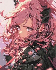 Розпис по номерах 40х50 BS53827 Принцеса воїн  brushme Брашми