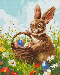 Розпис по номерах 40х50 BS53931 Великодній посланець brushme Брашми