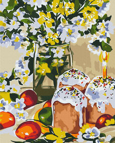 Розпис по номерах 40х50 BS53951 Спогади з дитинства brushme Брашми