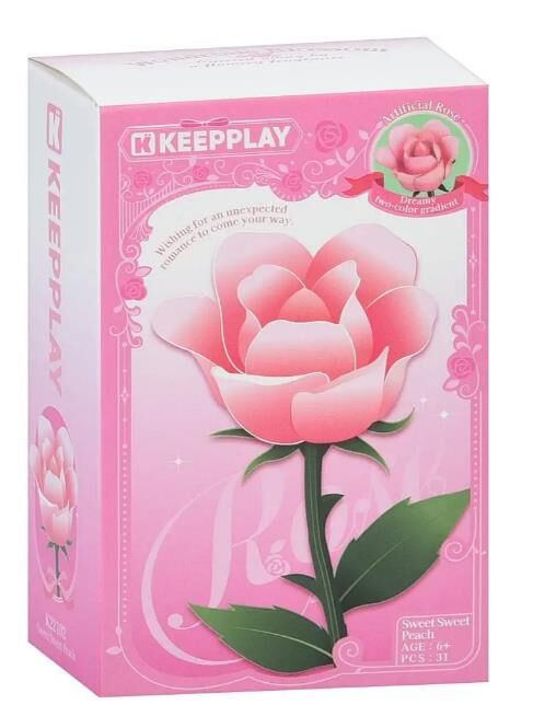 Конструктор квіти троянда рожева К22102 Ціна (цена) 108.30грн. | придбати  купити (купить) Конструктор квіти троянда рожева К22102 доставка по Украине, купить книгу, детские игрушки, компакт диски 0