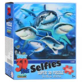 Пазли 3D акули 100 деталей 13534