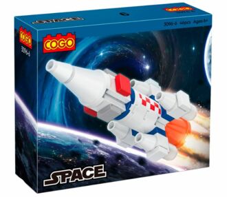 Конструктор Космічна подорож Ракета 46 елементів 3096 6