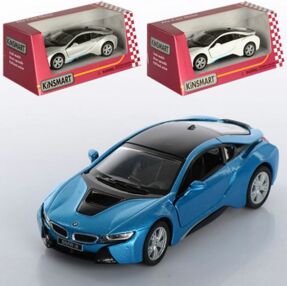 машинка kinsmart кинсмарт BMW i8 металева інерційна кольори мікс КТ 5379w машинка kinsmart кинсмарт BMW i8 металева інерційна кольори мікс КТ 5379w
