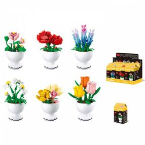 Конструктор Sluban квіти у горщику 6 видів М38-В1077