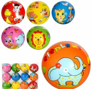 Мяч дитячий фомовий тварини 6 видів MS 3437-2 Мяч дитячий фомовий тварини 6 видів MS 3437-2