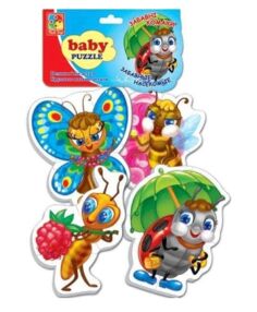 пазли мякі веселі комашки VT1106-82