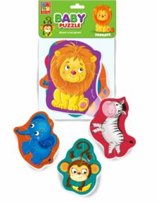 пазли мякі Дитинчата Зоопарк VT1106-88