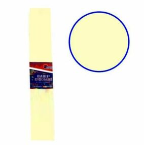 папір гофрований блідо - жовтий 8003
