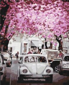 Розпис по номерах 40х50 BS31972 В місті весна brushme Брашми