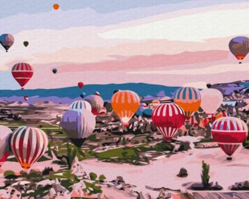 Розпис по номерах 40х50 BS52587 Кападокія на світанку brushme Брашми