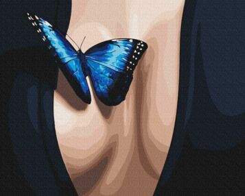 Розпис по номерах 40х50 BS53938 Синій трепіт brushme Брашми