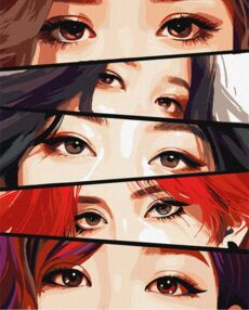 Розпис по номерах 40х50 КНО8400 Чарівні очі "Ідейка"