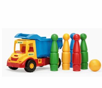 Машина Multi truck вантажівка з кеглями