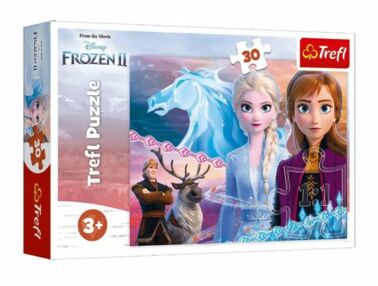 Пазли 30 елементів Магія сестер Дісней Крижане серце 2 Trefl 18253