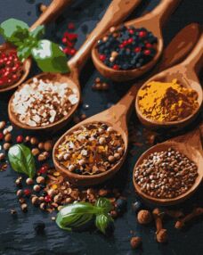 Розпис по номерах 40х50 КНО5688 Аромат спецій "Ідейка"