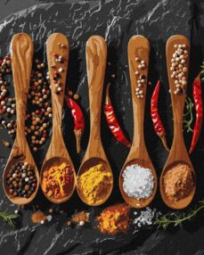 Розпис по номерах 40х50 КНО5690 Різноманітні спеції "Ідейка"