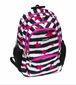 Рюкзак Leader 982513 ортопедичний, Рожеві зірки 42х29х15см Рюкзак Leader 982513 ортопедичний, Рожеві зірки 42х29х15см