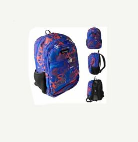 Рюкзак Leader 982533 ортопедичний, синій-червоний 42х29х15см Рюкзак Leader 982533 ортопедичний, синій-червоний 42х29х15см