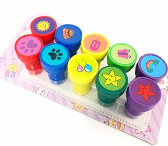 штамп дитячий набір 10 штук різне 68-4/WB2302