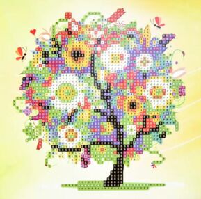 Алмазна мозаїка 18х18 JUB27895 Дерево згоди "Strateg"