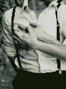 Алмазна мозаїка 30х40 HX072 В руках кохання "Strateg"