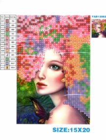 Алмазна мозаїка 10х15 YAB12082 Квітуча красуня "Strateg"