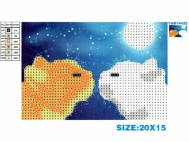 Алмазна мозаїка 10х15 YAB14422 Любляча пара "Strateg"