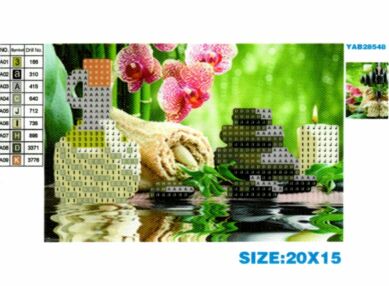 Алмазна мозаїка 10х15 YAB28548 Гармонія та спокій "Strateg"
