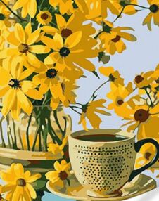 Розпис по номерах 30х40 SS1051 Лугові квіти "Strateg"