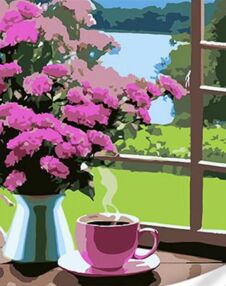 Розпис по номерах 30х40 SS1094 Добрий ранок "Strateg"