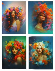 папка пластикова з 30-ма файлами формат а4