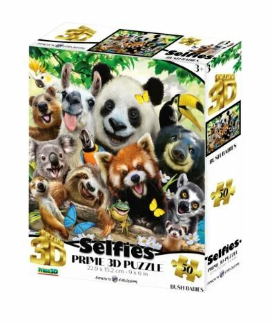 пазли 3D Селфі Тварини 50 деталей (31017) Ціна (цена) 24.30грн. | придбати  купити (купить) пазли 3D Селфі Тварини 50 деталей (31017) доставка по Украине, купить книгу, детские игрушки, компакт диски 0
