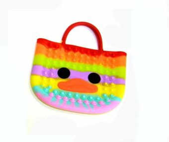 Сумка поп-іт PG-802 маленька райдужна Pop it