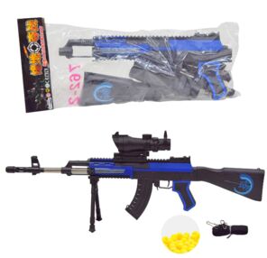 Автомат на батарейках ліхтарик пульки 762-2 Автомат на батарейках ліхтарик пульки 762-2