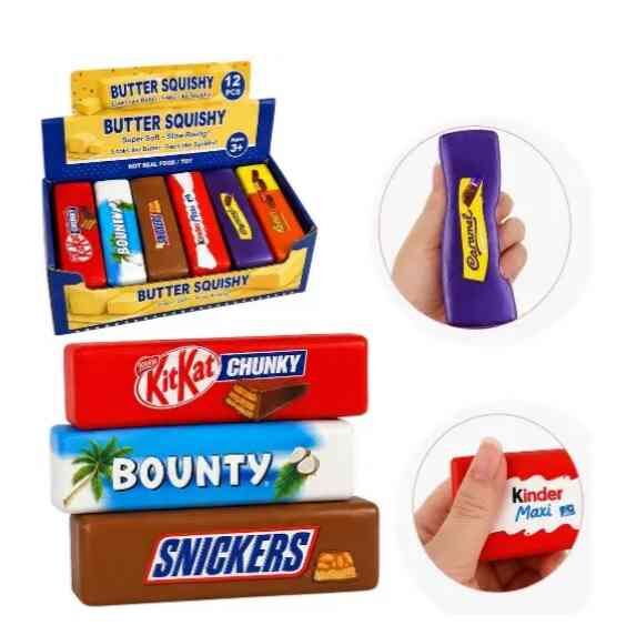Антистрес сквіш Butter 14 см масло Twix/Snickers/Bounty 712365 Ціна (цена) 96.20грн. | придбати  купити (купить) Антистрес сквіш Butter 14 см масло Twix/Snickers/Bounty 712365 доставка по Украине, купить книгу, детские игрушки, компакт диски 0
